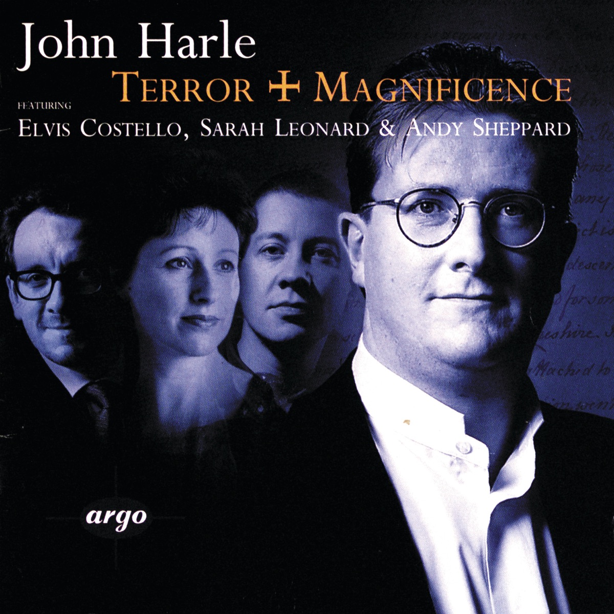 Harle: Terror and Magnificence by John Harle, Elvis Costello, Sarah Leonard & Andy Sheppard album cover
