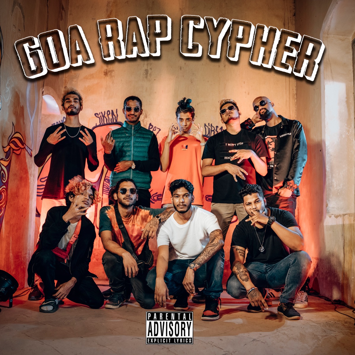 Goa Rap Cypher - Single by Tsumyoki, Kidd Mange, Shantshakti, Bongisio, Waking Grunt, Bmd, Dimaag, Dr.Coke & Azidre album cover