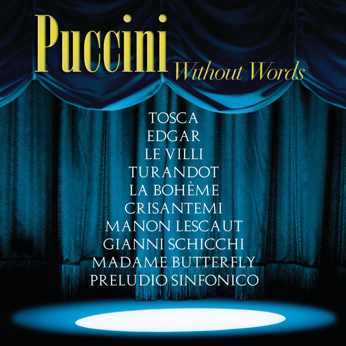 Puccini Without Words by BBC Concert Orchestra & Rundfunk-Sinfonieorchester Berlin album cover