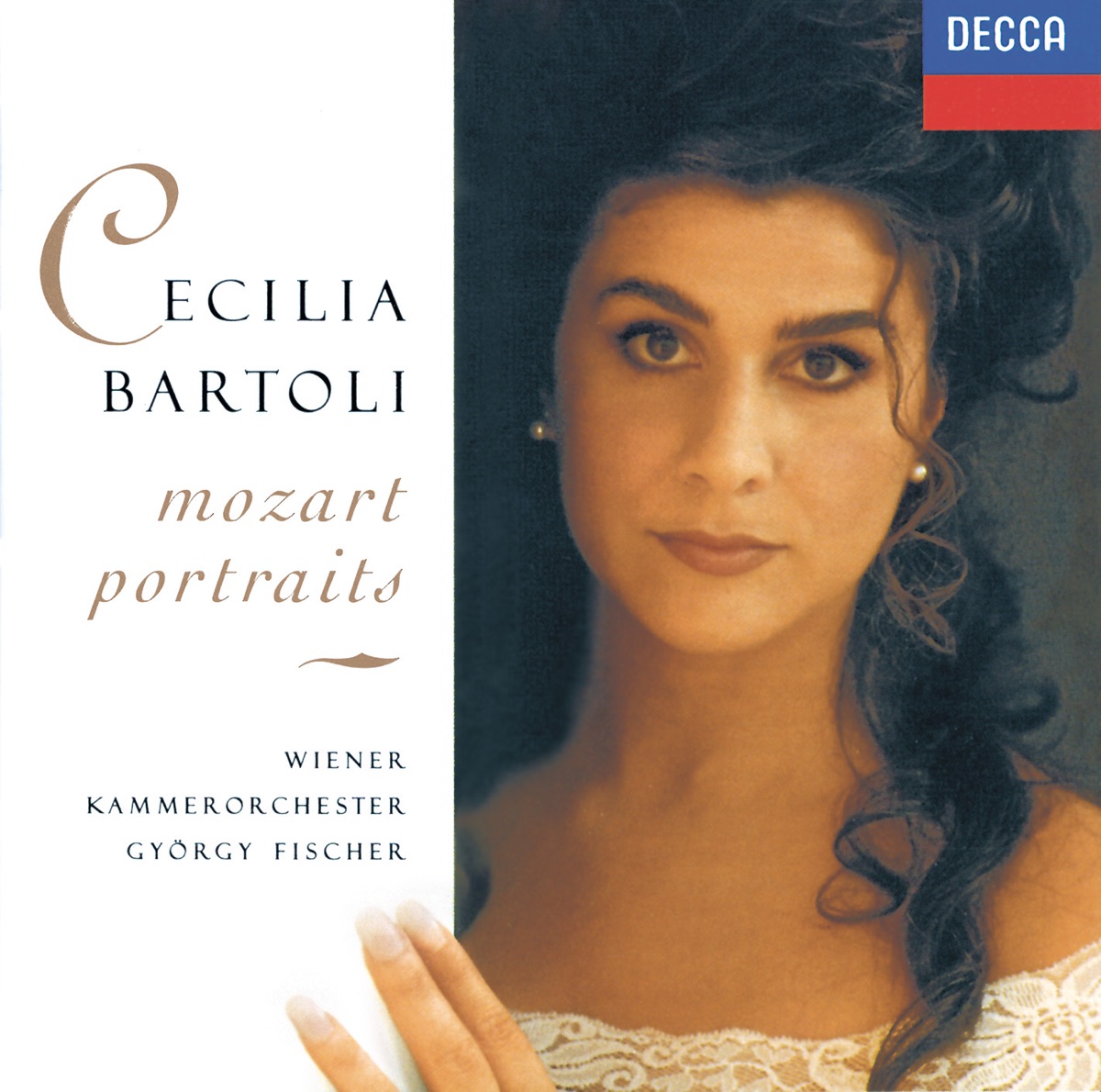 Cecilia Bartoli - Mozart Portraits by Cecilia Bartoli, György Fischer & Wiener Kammerorchester album cover