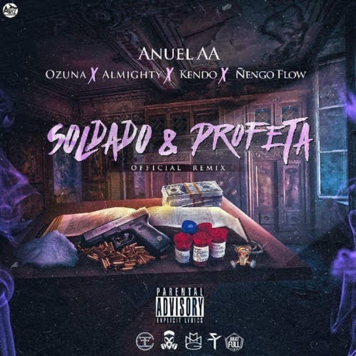 Soldado y Profeta (feat. Ozuna, Almighty, Kendo & Ñengo Flow) [Remix] - Single by Anuel AA album cover