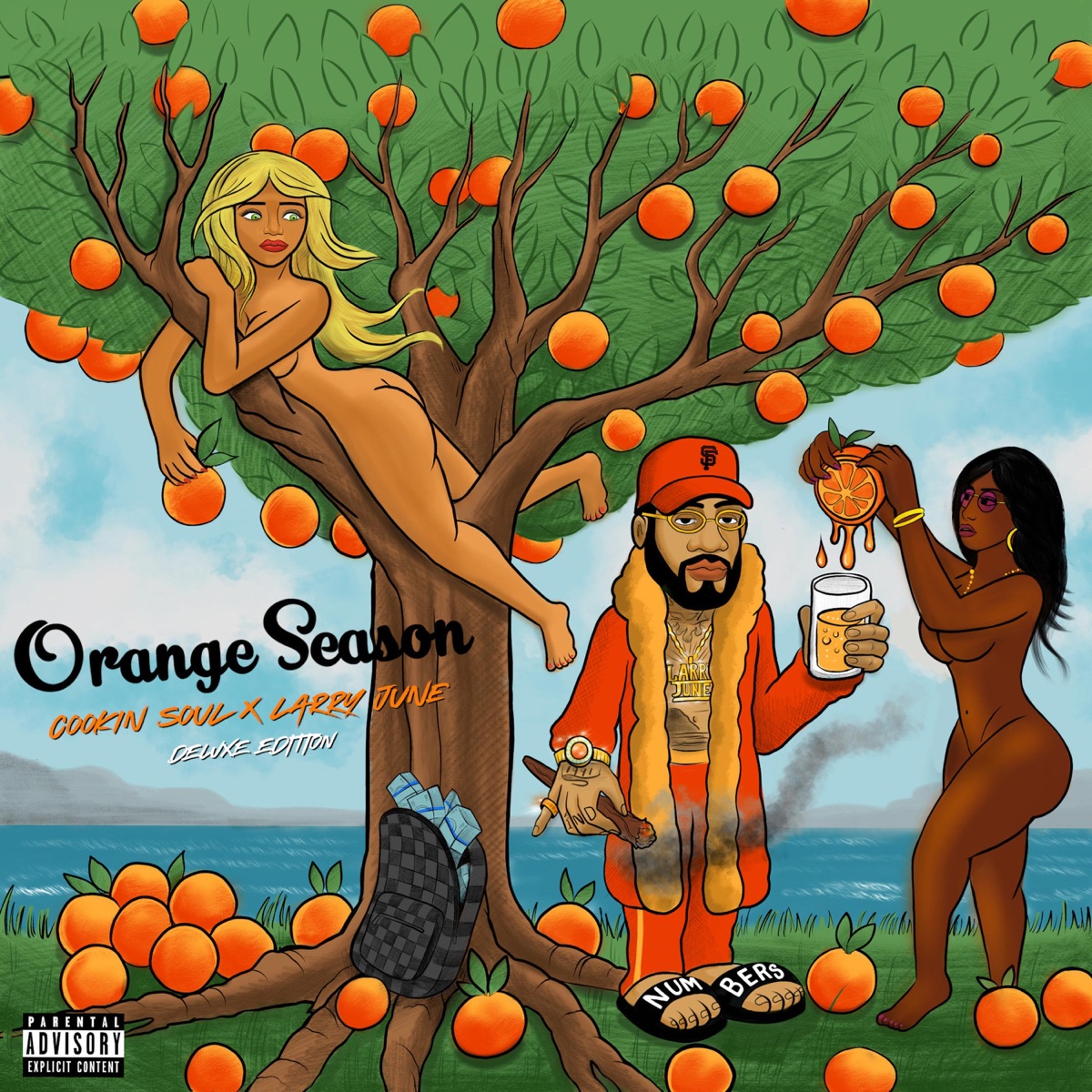 Orange Season (Deluxe Edition) by Cookin Soul & Larry June album cover artwork