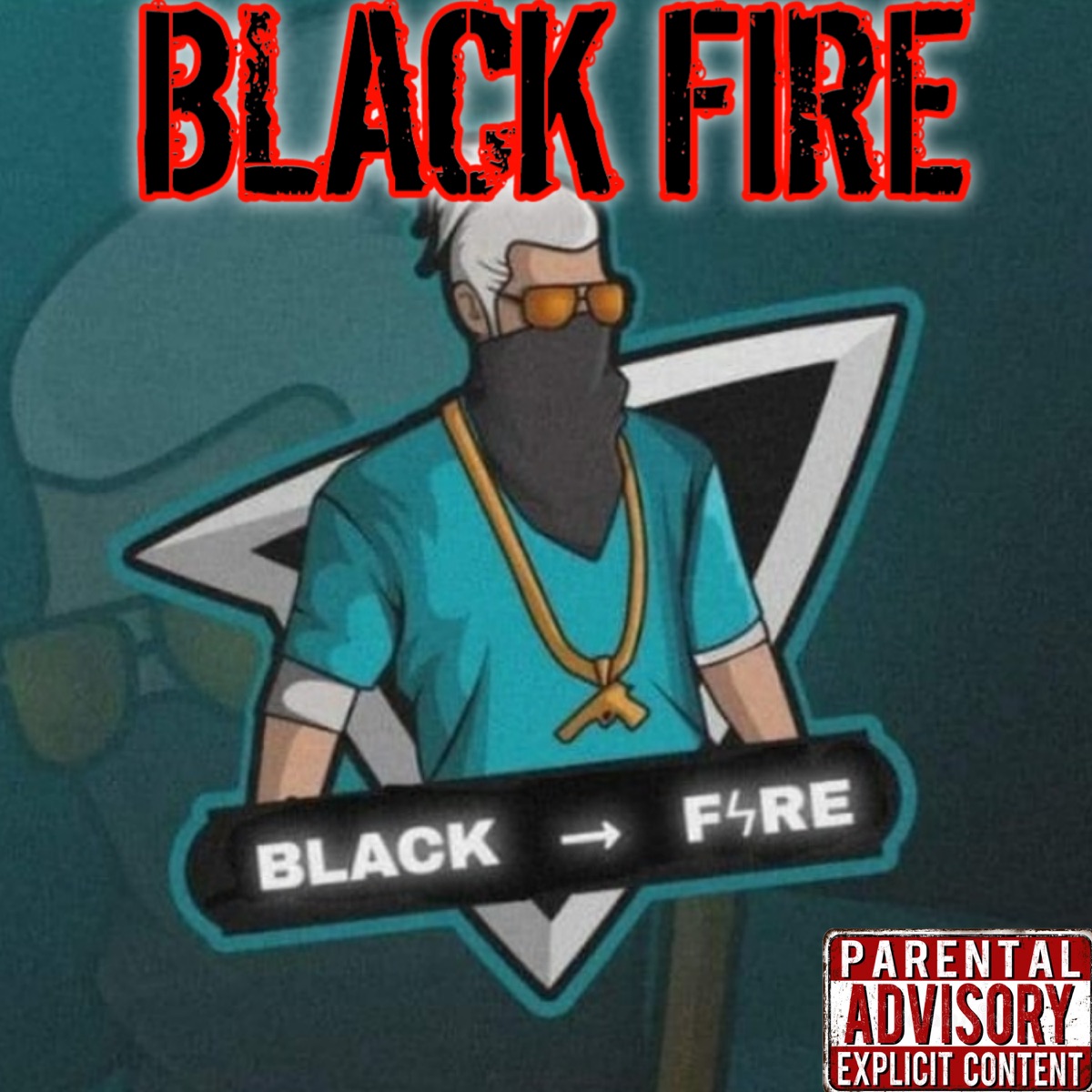 Black Fire - Single by MC Garcia album cover