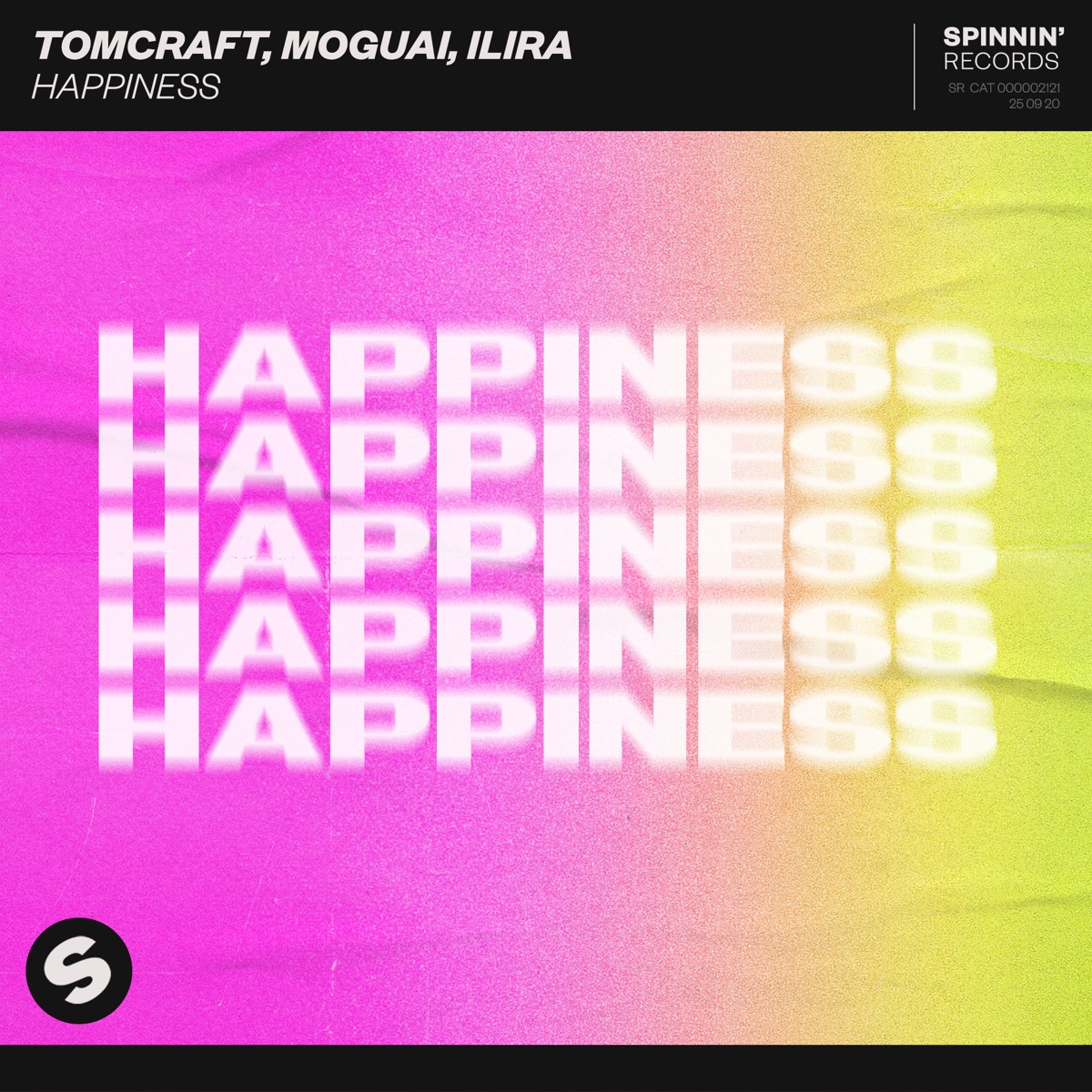 Happiness - Single by Tomcraft, MOGUAI & ILIRA album cover