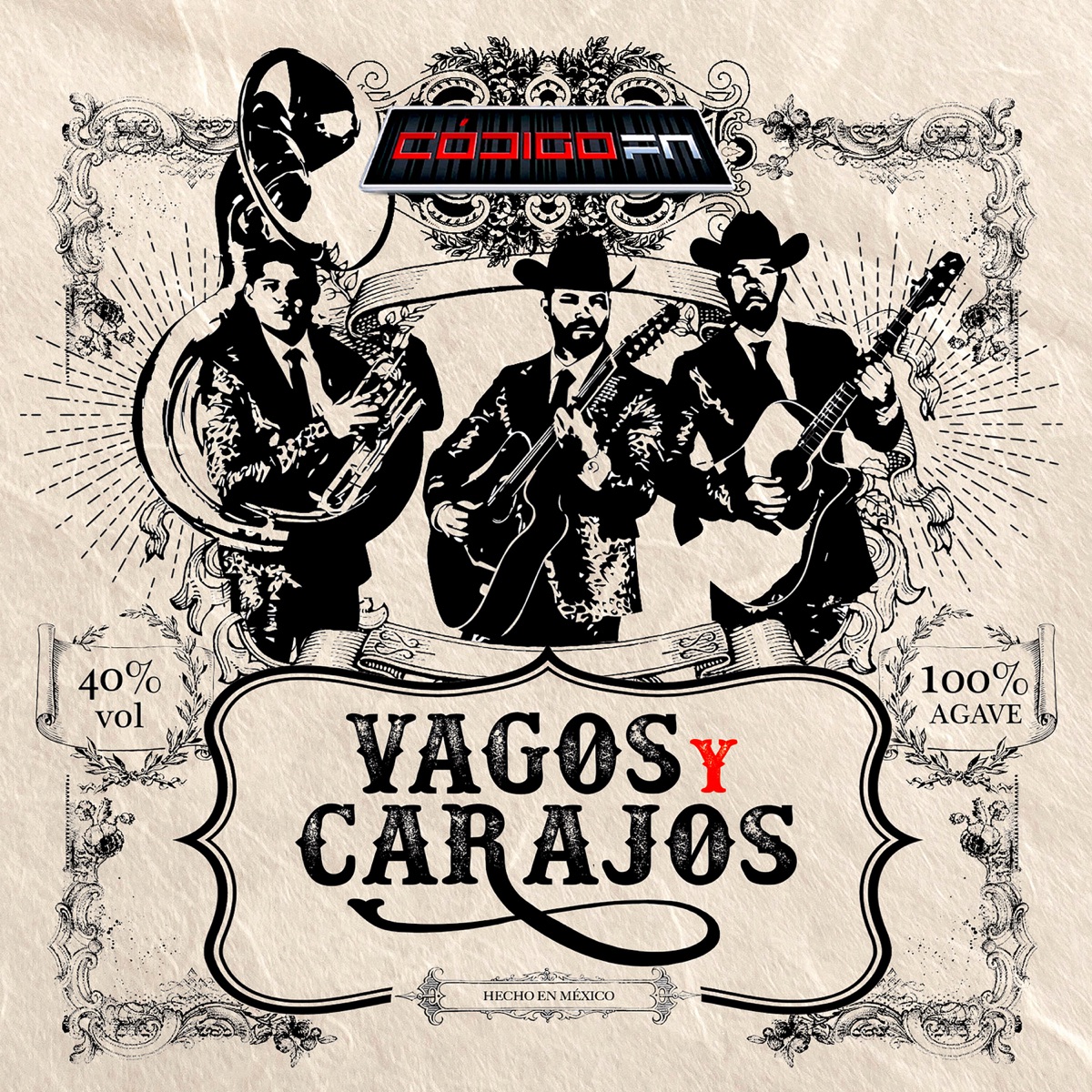 Vagos y Carajos by Código FN album cover