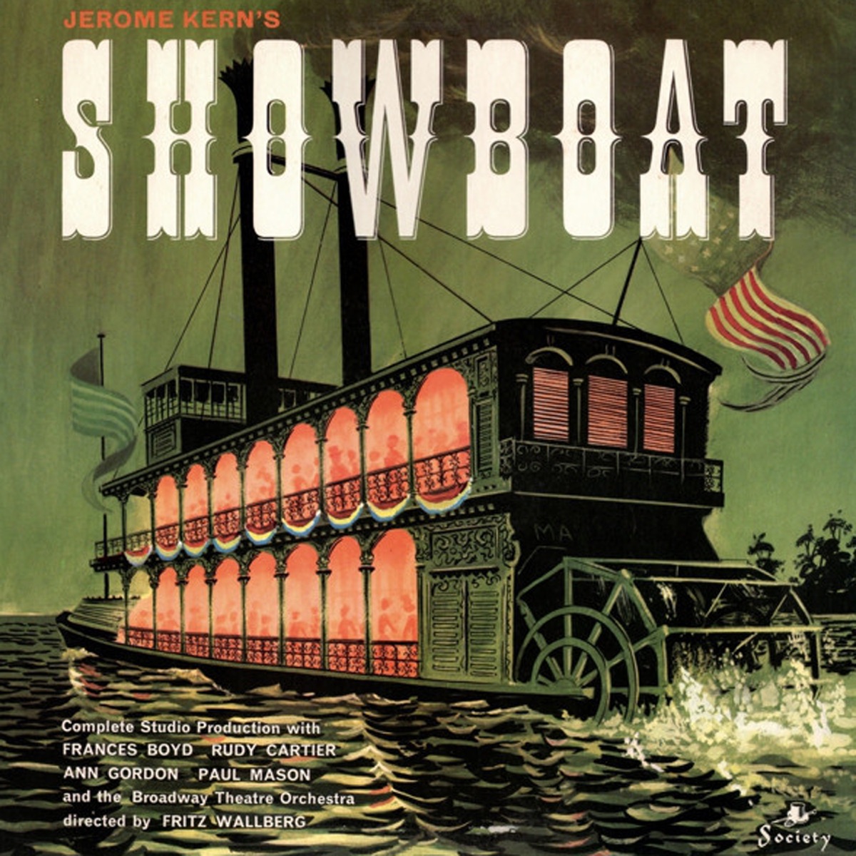 Jerome Kern's Showboat by The Broadway Theatre Orchestra album cover