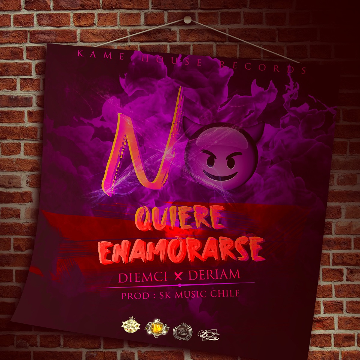 No Quiere Enamorarse - Single by Diemci & Deriam album cover