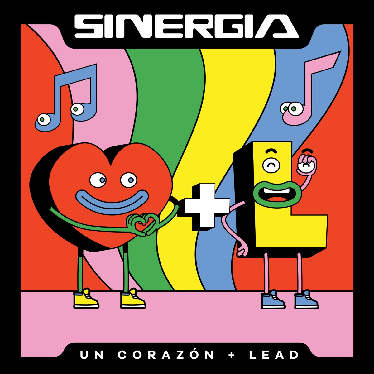 Sinergia by Un Corazón & Lead album cover