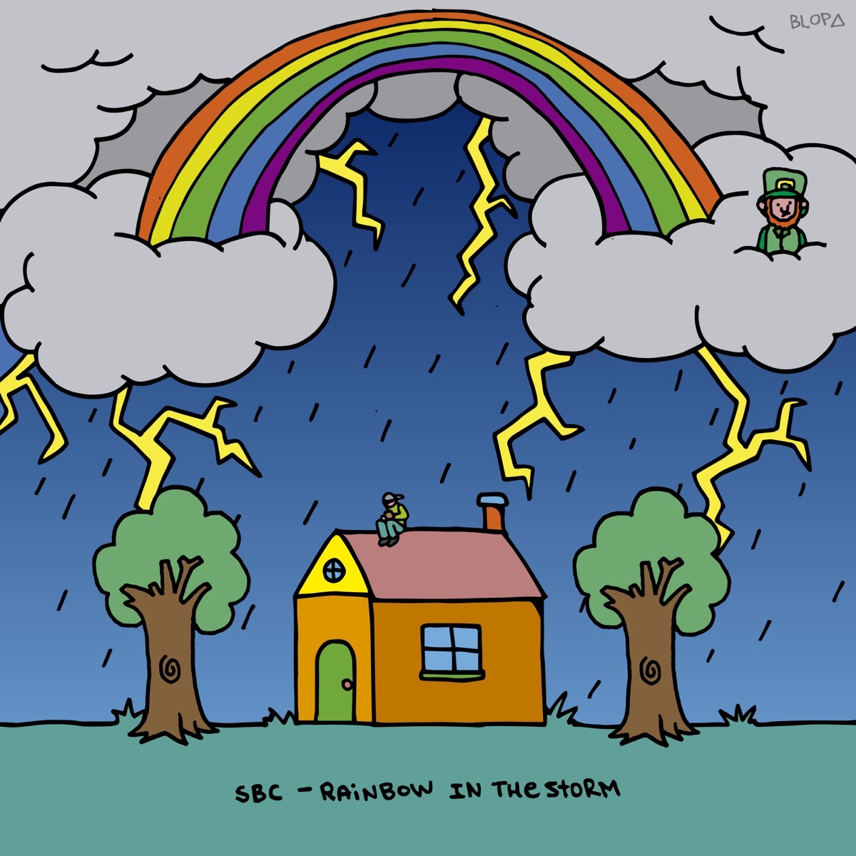 Rainbow in the Storm by Sbc album cover