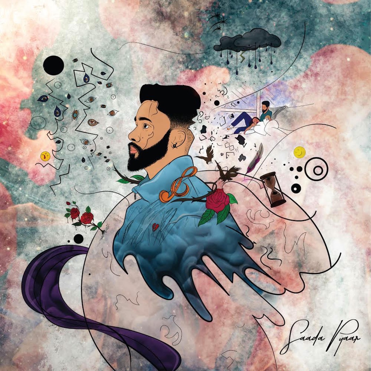 Saada Pyaar - Single by AP Dhillon, Gurinder Gill & Money Musik album cover