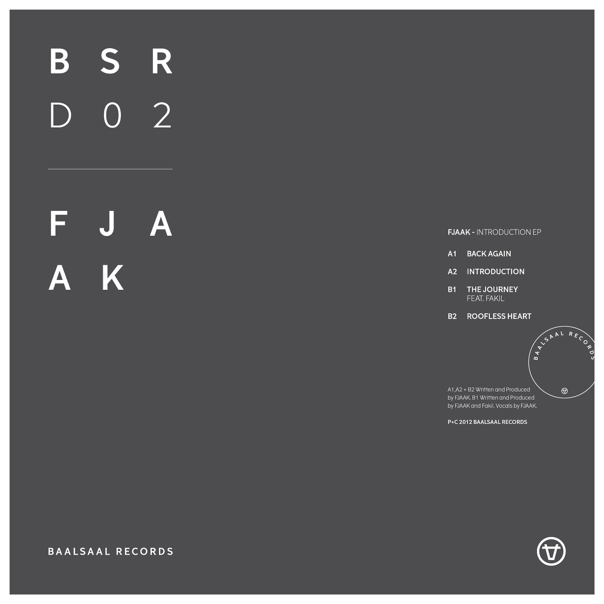 Introduction EP by FJAAK album cover