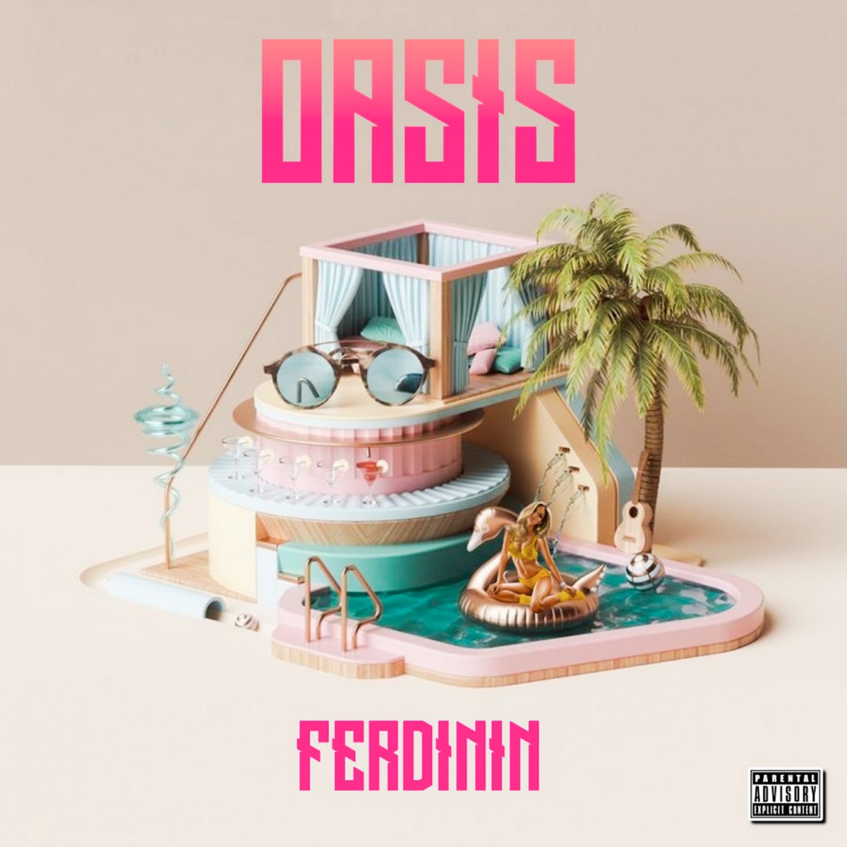 Oasis (feat. layan produce) - Single by Ferdinin album cover
