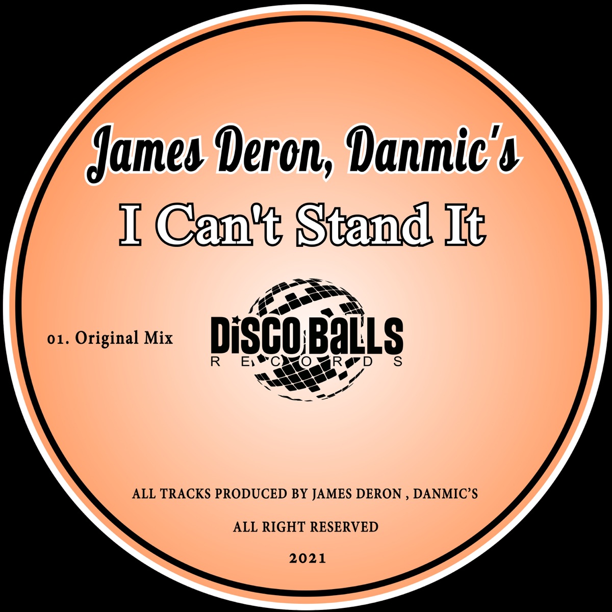 I Can't Stand It - Single by James Deron & Danmic's album cover