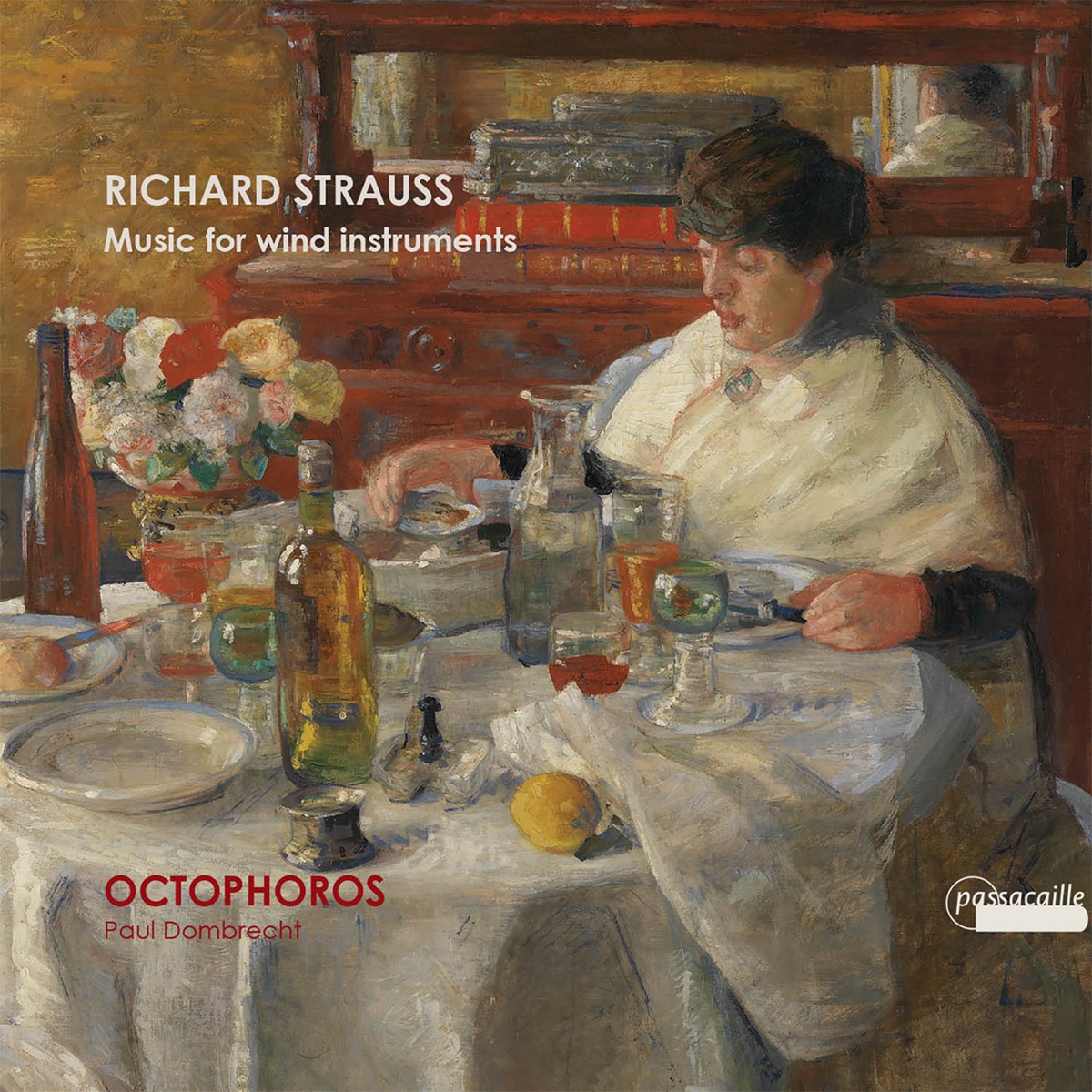 Richard Strauss: Music for Wind Instruments by Octophoros & Paul Dombrecht album cover