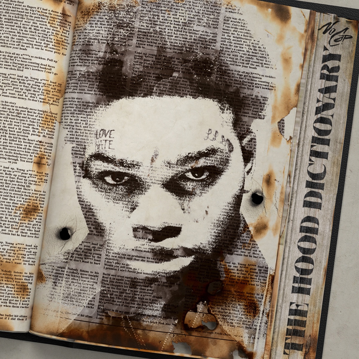 The Hood Dictionary by NoCap album cover