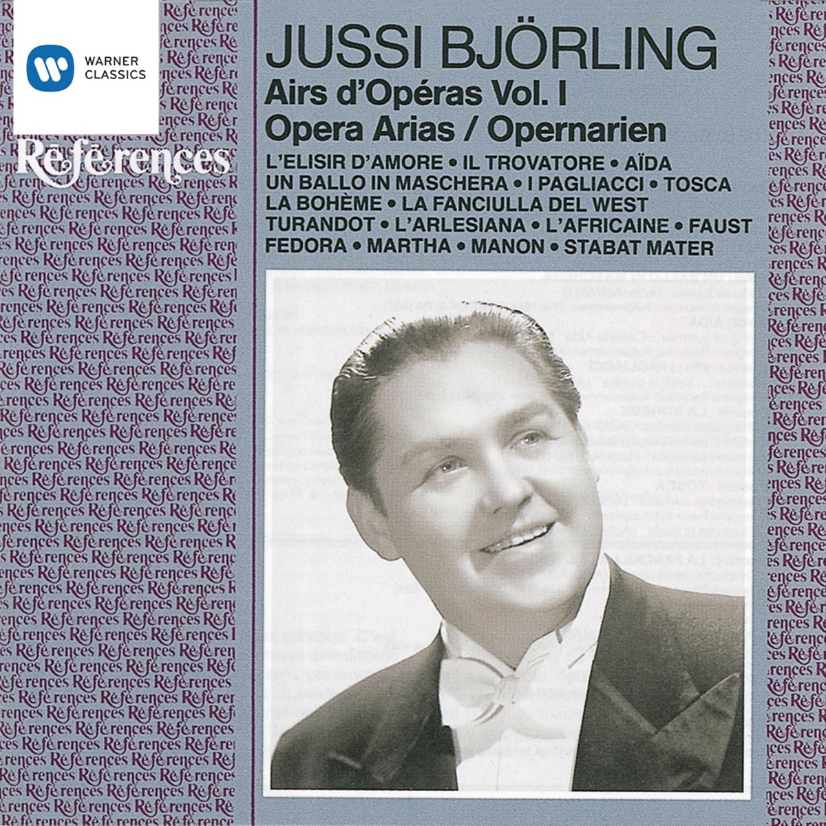 Jussi Björling - Opera Arias by Anna-Lisa Björling, Jussi Björling, Nils Grevillius, Orchestra, Stockholm Concert Society Orchestra & Stockholm Royal Opera Orchestra album cover