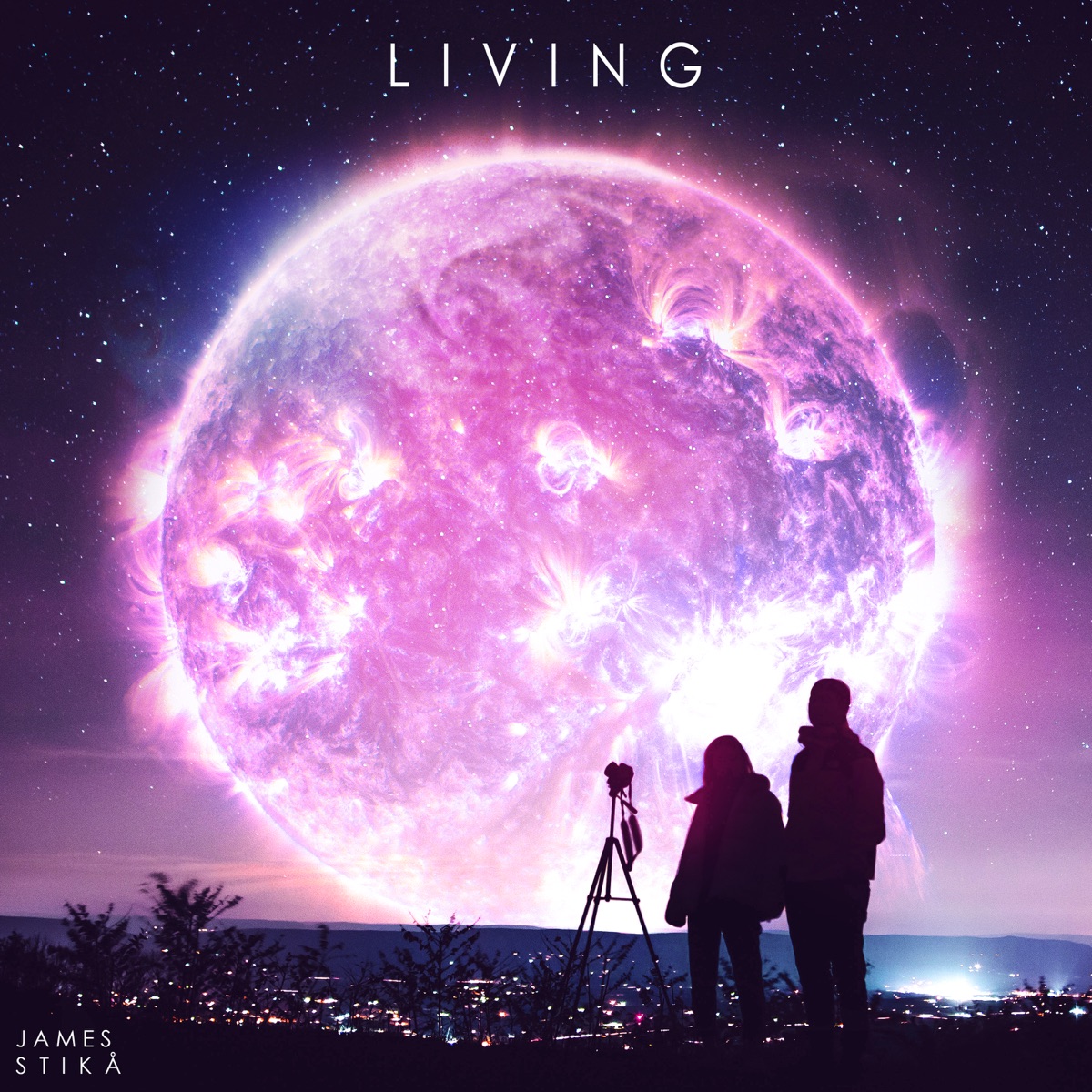 Living - Single by James Stikå album cover