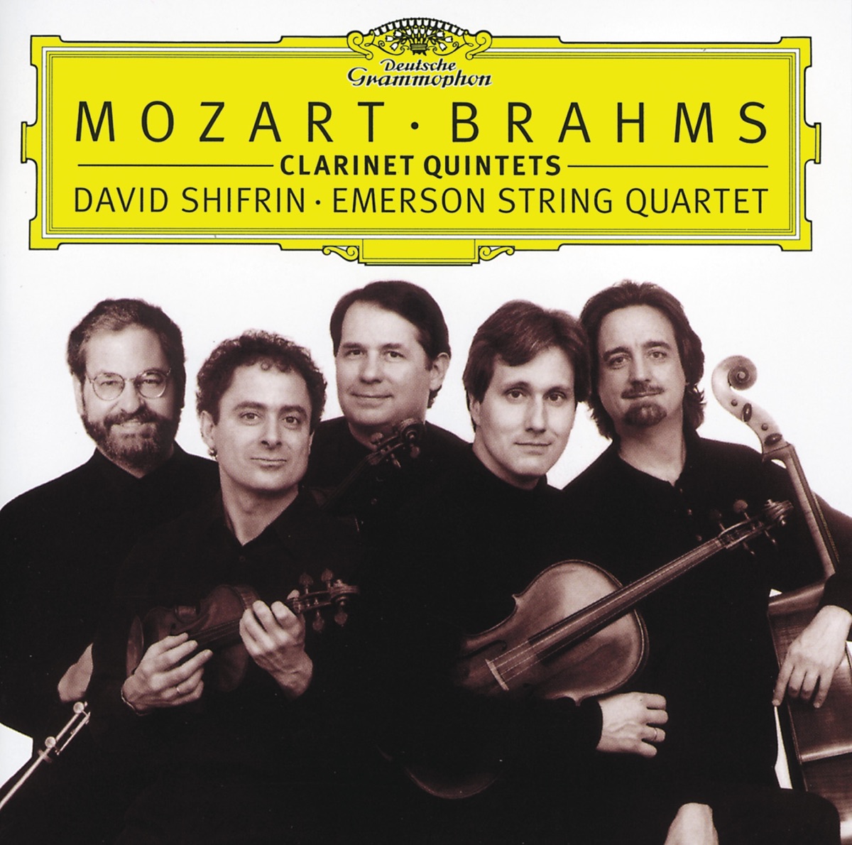 Mozart & Brahms: Clarinet Quintets by David Shifrin & Emerson String Quartet album cover