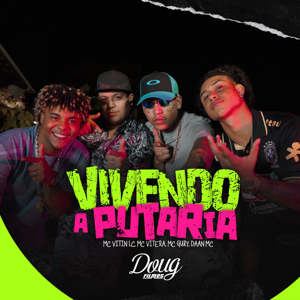 Vivendo a Putaria - Single by MC Vitin LC, Mc Vitera, Dâan MC & Mc Gury album cover