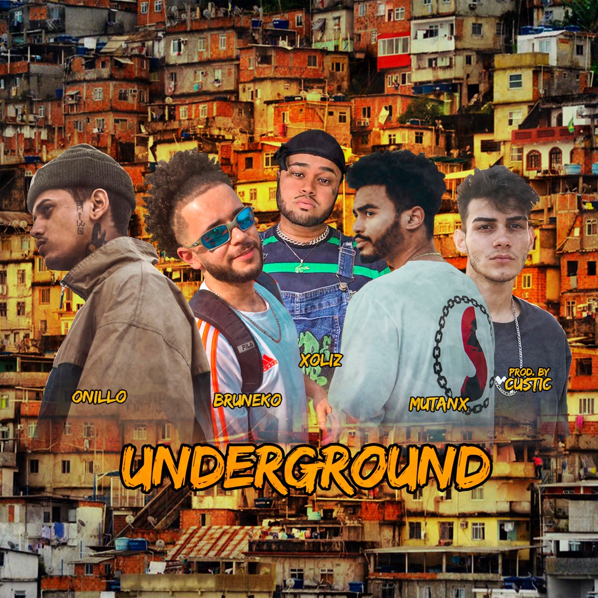 Underground (feat. Onillo, Xoli'z, Mutanx & Custic) - Single by Bruneko album cover
