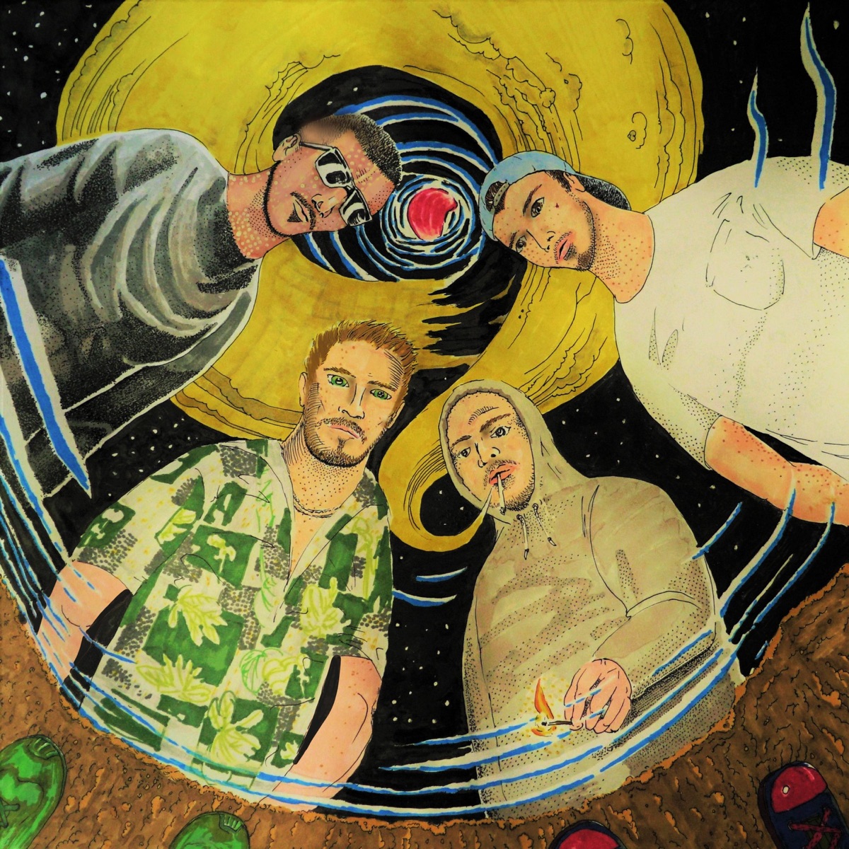 Bahía Reflejo - Single by Felipe Grooves, Malaescritura, John Trauma & Ohmaik album cover