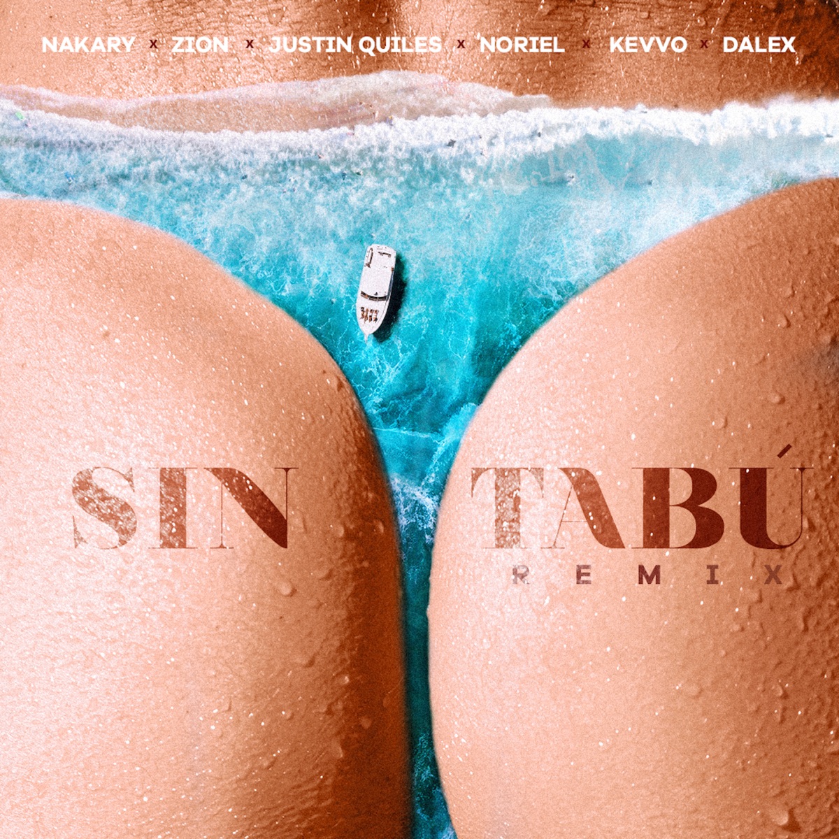 Sin Tabú (Remix) [feat. Justin Quiles, Dalex & KEVVO] - Single by Nakary, Zion & Noriel album cover