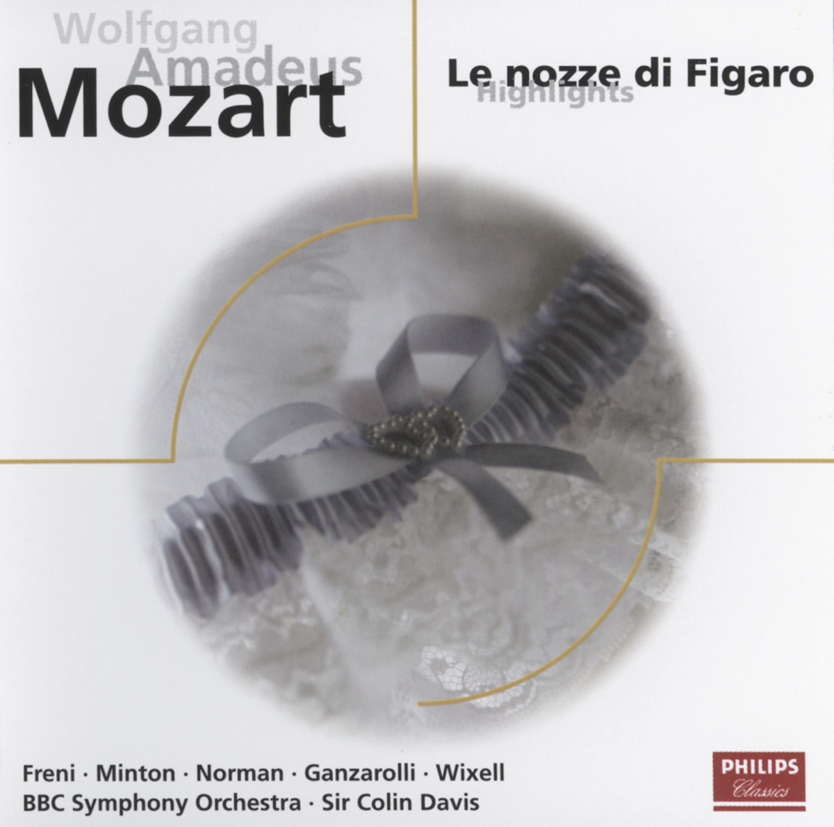 Mozart: Le Nozze di Figaro - Highlights by Mirella Freni, Yvonne Minton, Jessye Norman, Wladimiro Ganzarolli, Ingvar Wixell, BBC Symphony Orchestra & Sir Colin Davis album cover