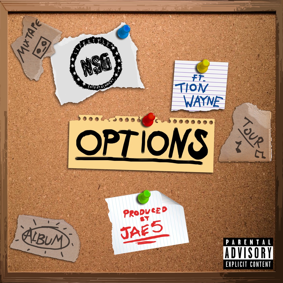 Options (feat. Tion Wayne) - Single by NSG album cover