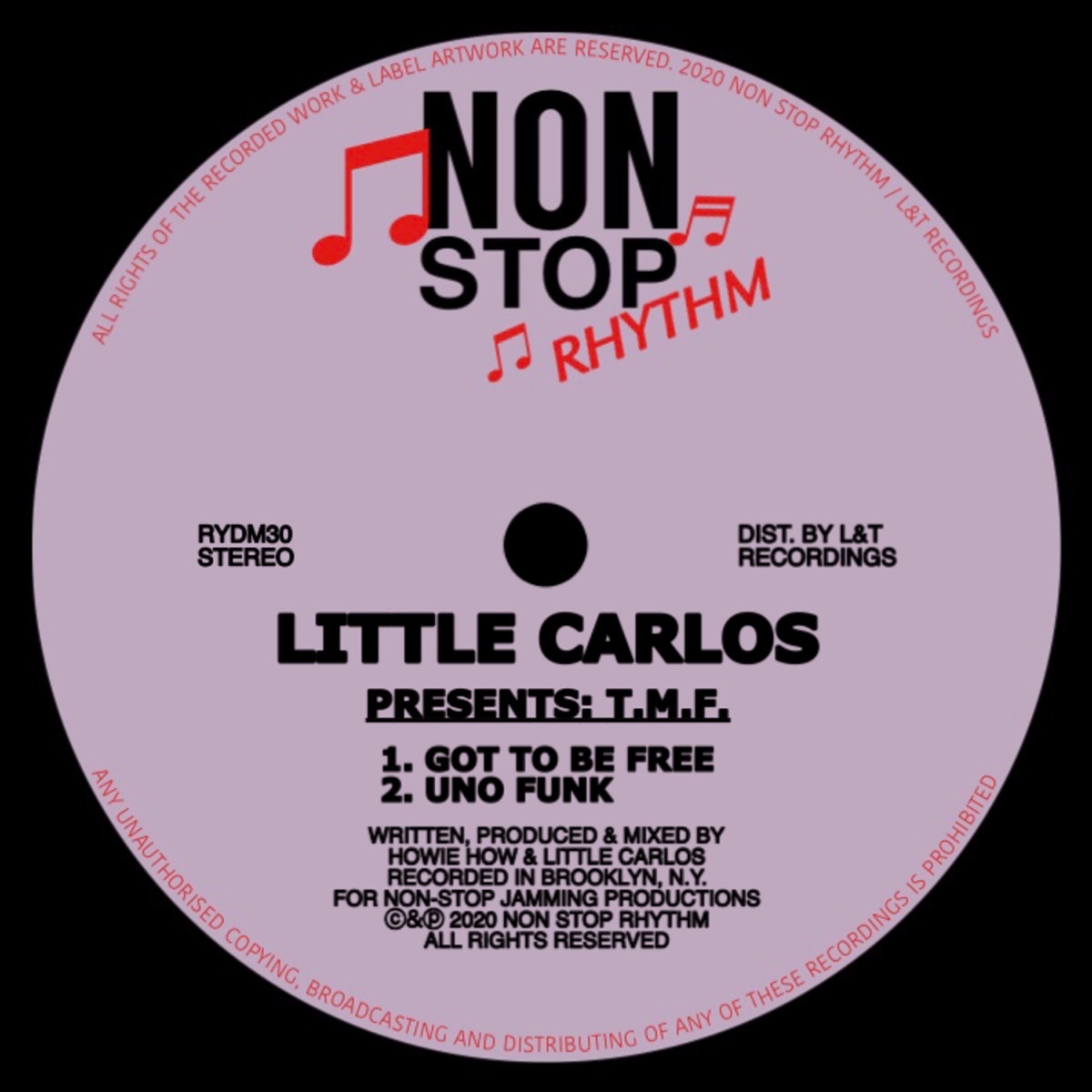 Presents: How & Little - T.M.F. - Single by Little Carlos album cover