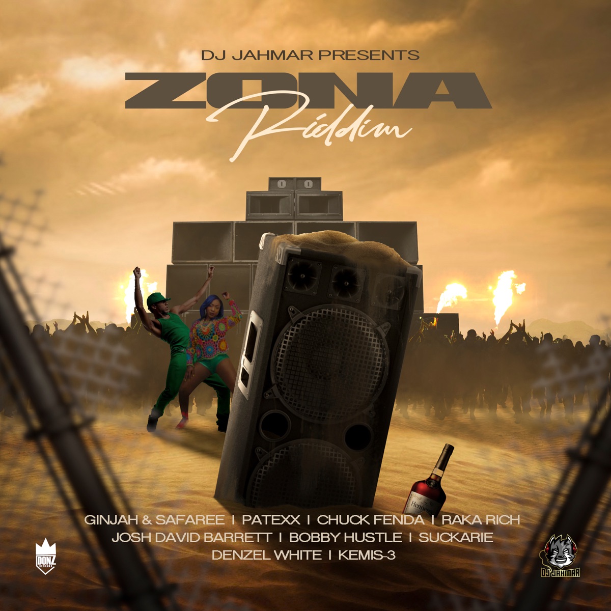 Zona Riddim by Dj Jahmar album cover