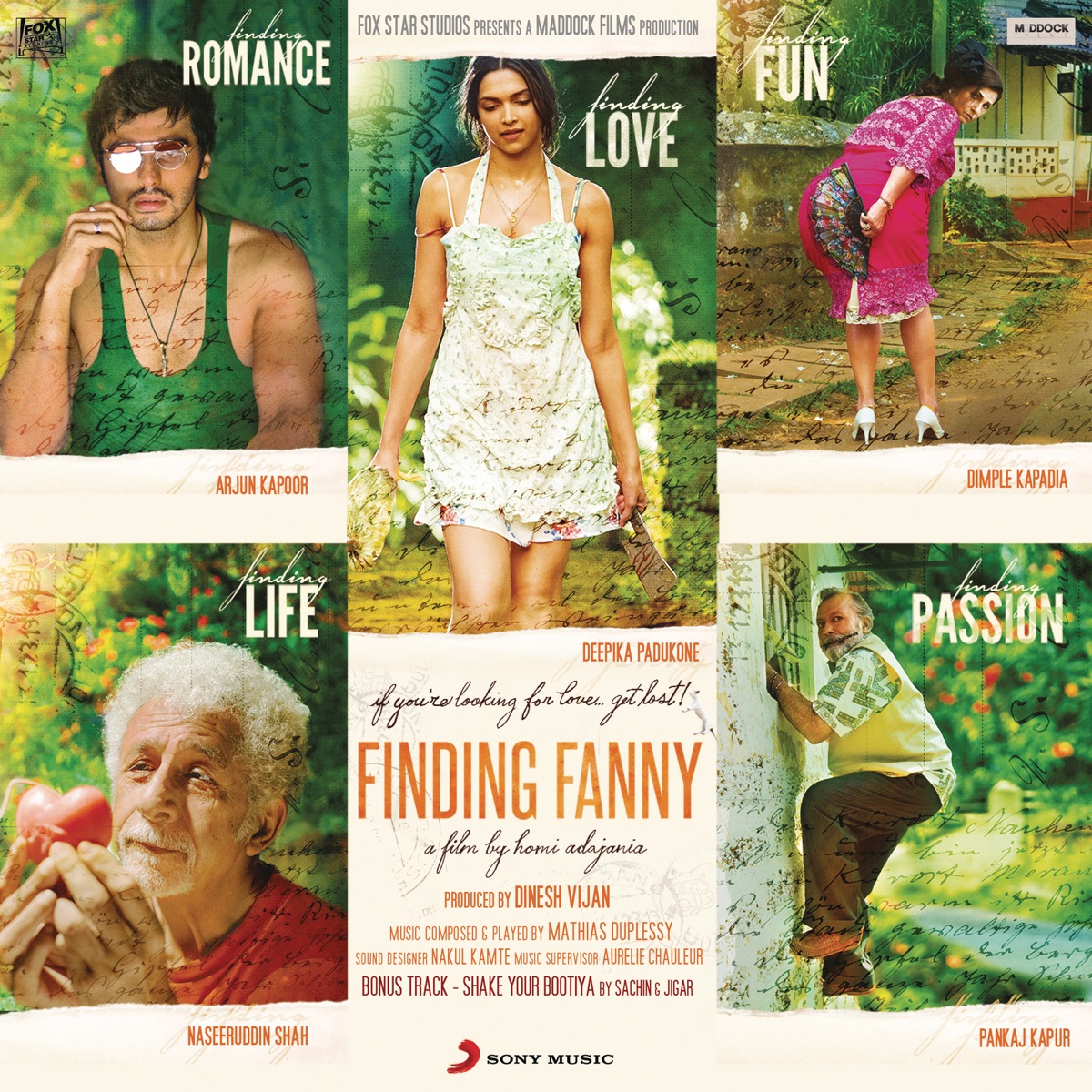Finding Fanny (Original Motion Picture Soundtrack) by Mathias Duplessy & Sachin-Jigar album cover