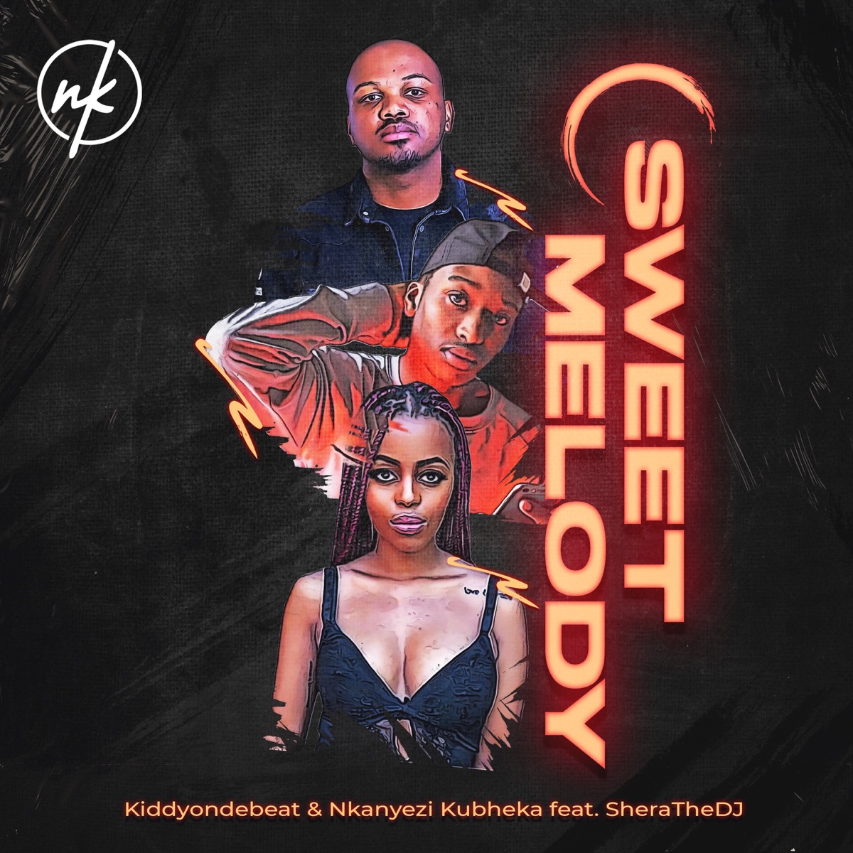 Sweet Melody (feat. Shera The DJ) - Single by Kiddyondebeat & Nkanyezi Kubheka album cover