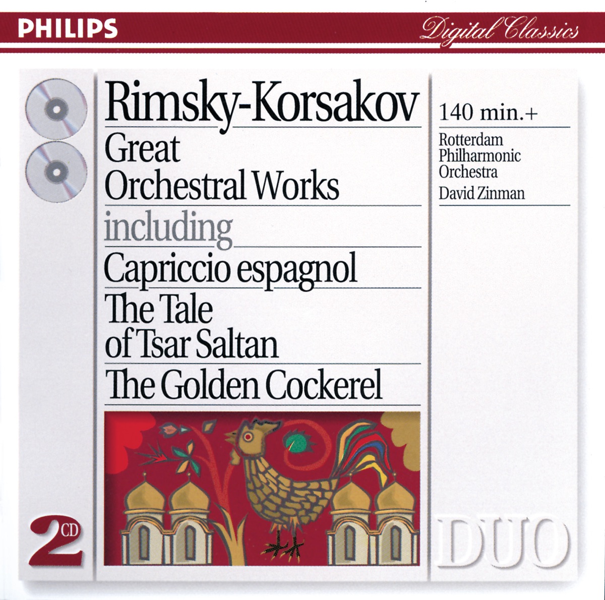 Rimsky-Korsakov: Great Orchestral Works by David Zinman & Rotterdam Philharmonic Orchestra album cover