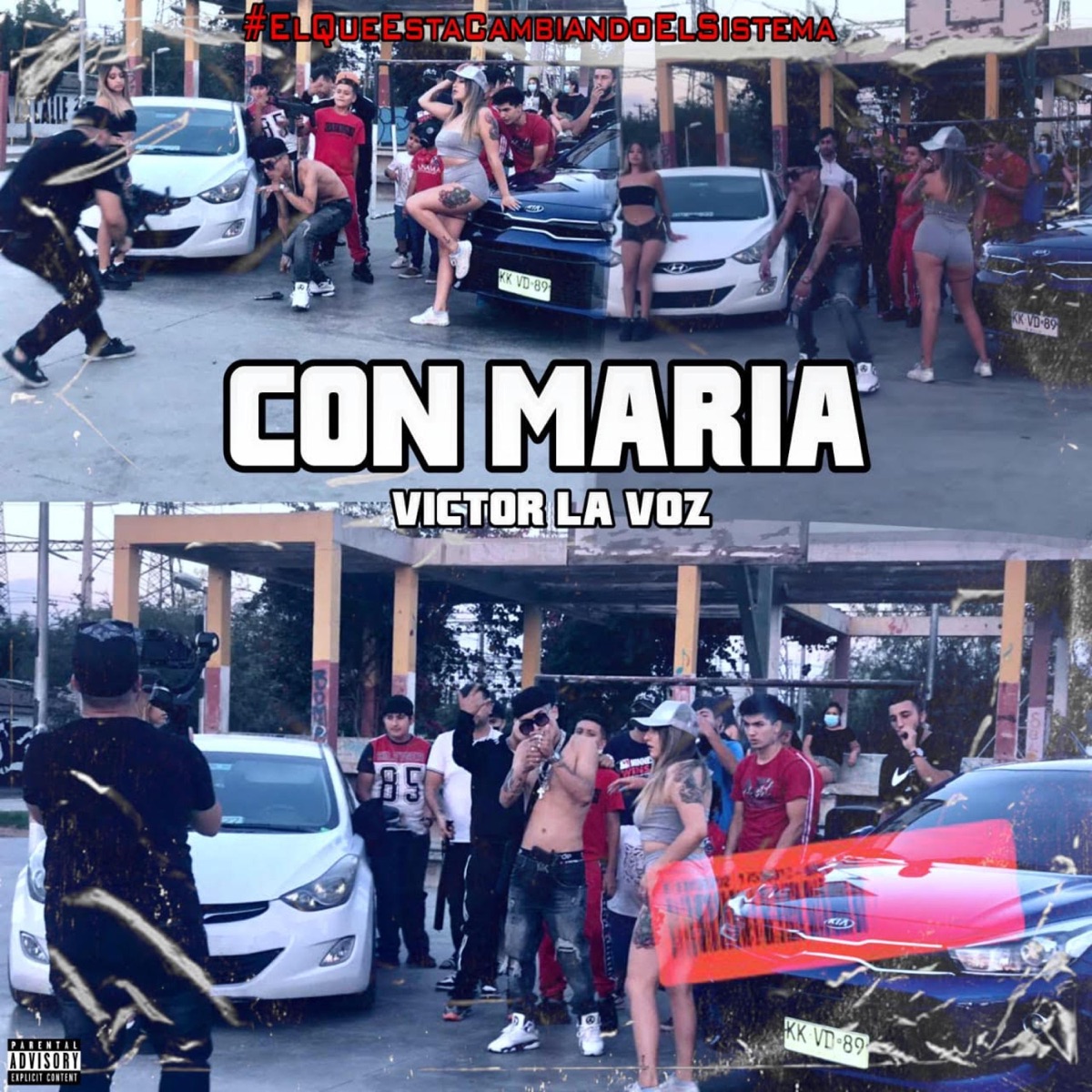 Con María - Single by Victor la Voz Official album cover