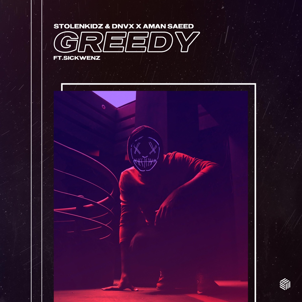 Greedy (feat. SICKWENZ) - Single by StolenKidz, DNVX & Aman Saeed album cover