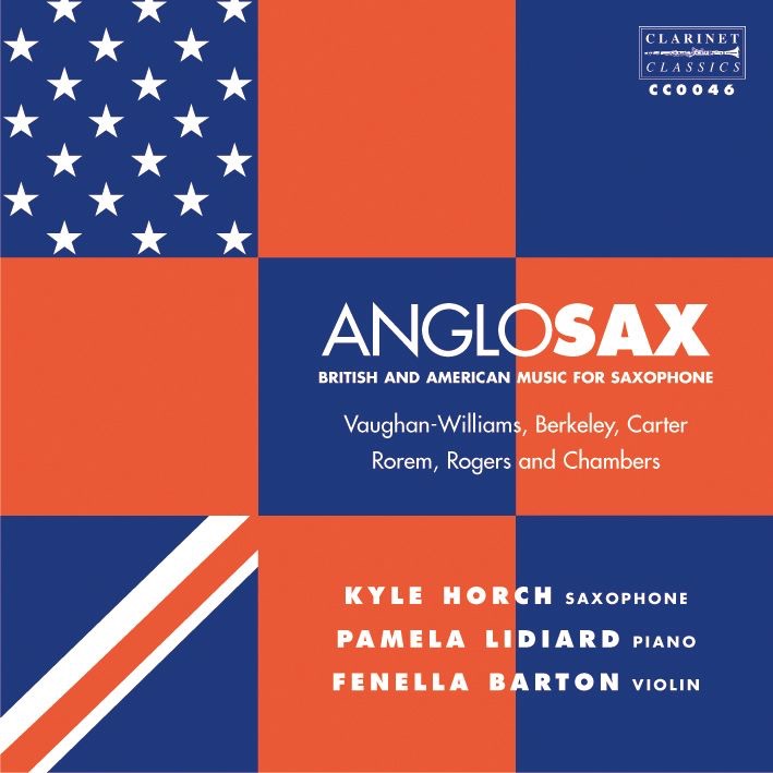 AngloSax: British and American Music for Saxophone by Fenella Barton, Kyle Horch & Pamela Lidiard album cover