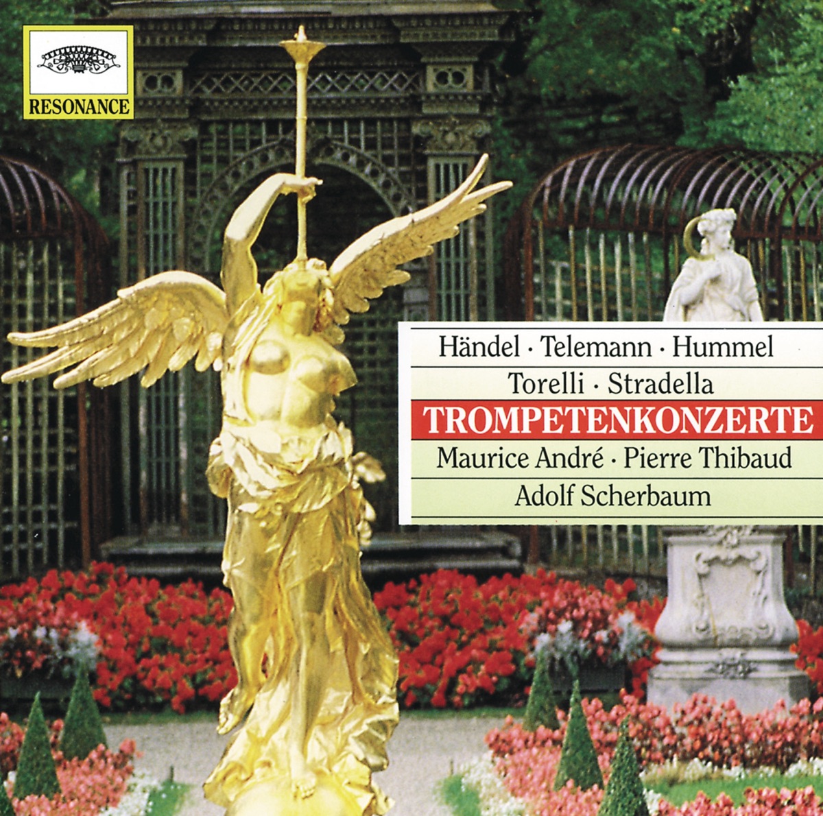 Trumpet Concertos: Handel, Telemann, Hummel, Torelli, Stradella by Adolf Scherbaum, Pierre Thibaud & Maurice André album cover