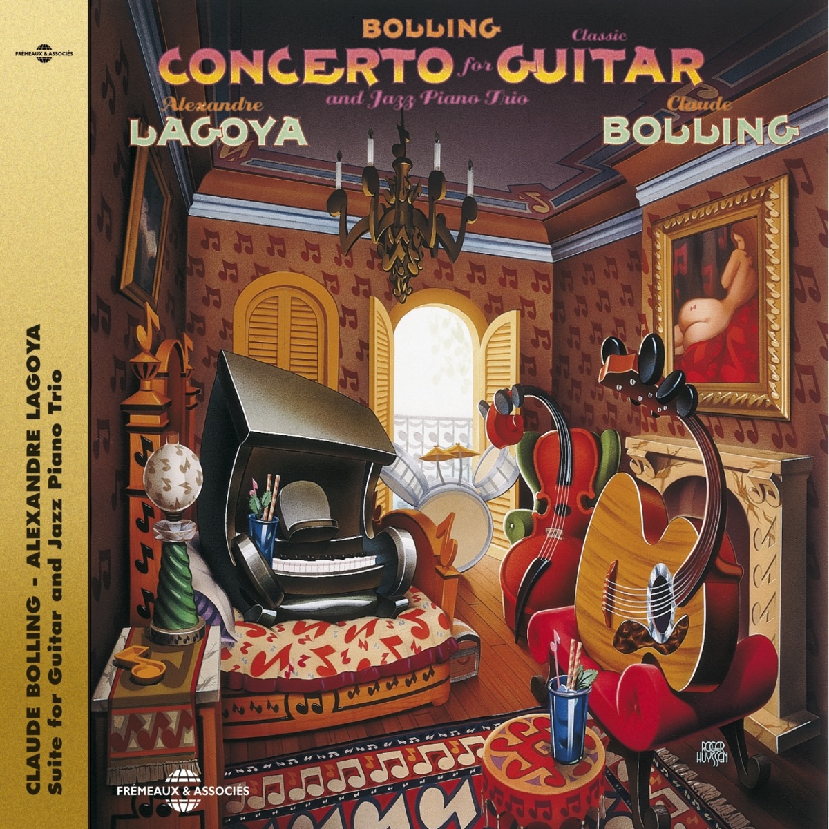 Concerto for Guitar (Suite For guitar and Jazz Piano Trio) by Claude Bolling & Alexandre Lagoya album cover