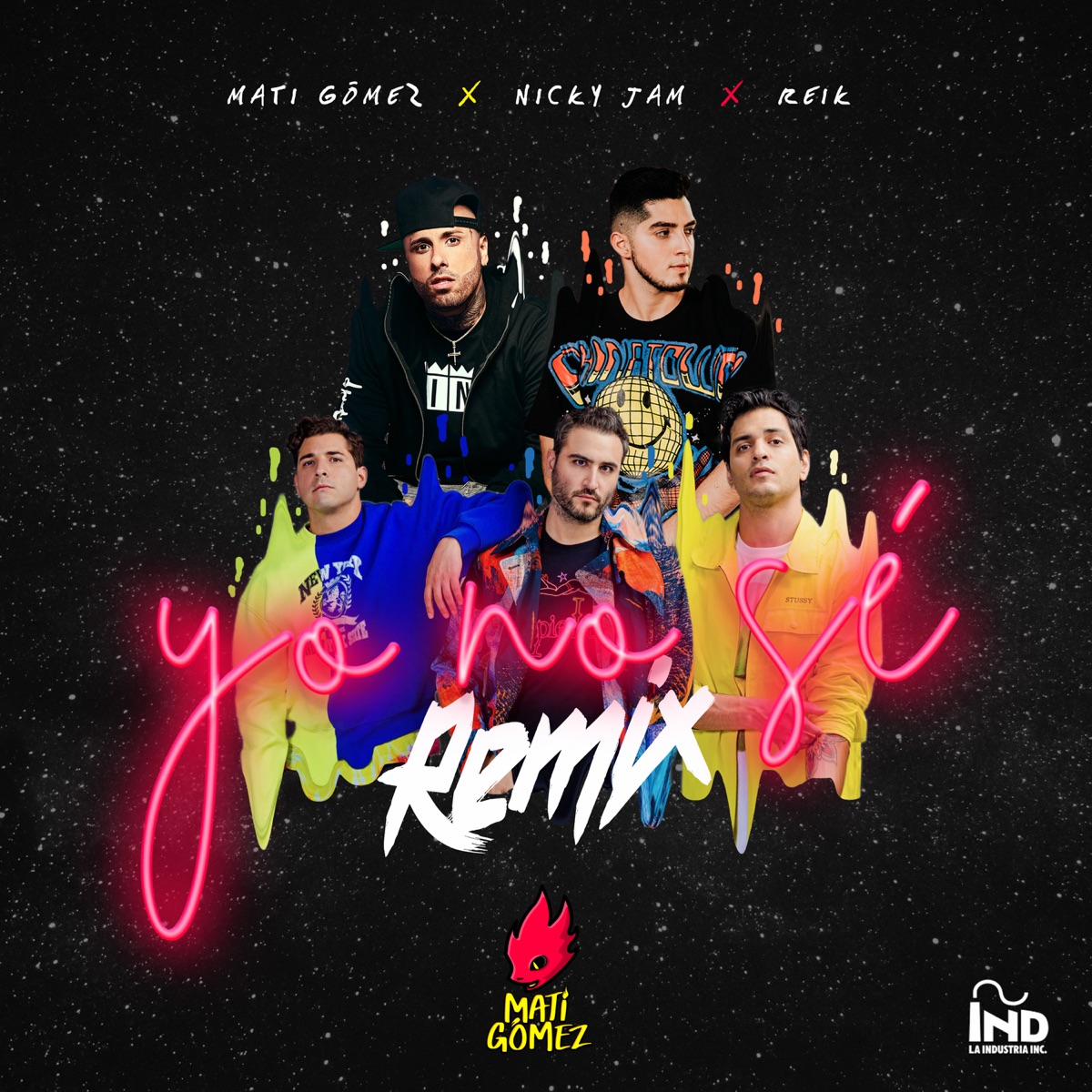 Yo No Sé (Remix) - Single by Mati Gómez, Nicky Jam & Reik album cover
