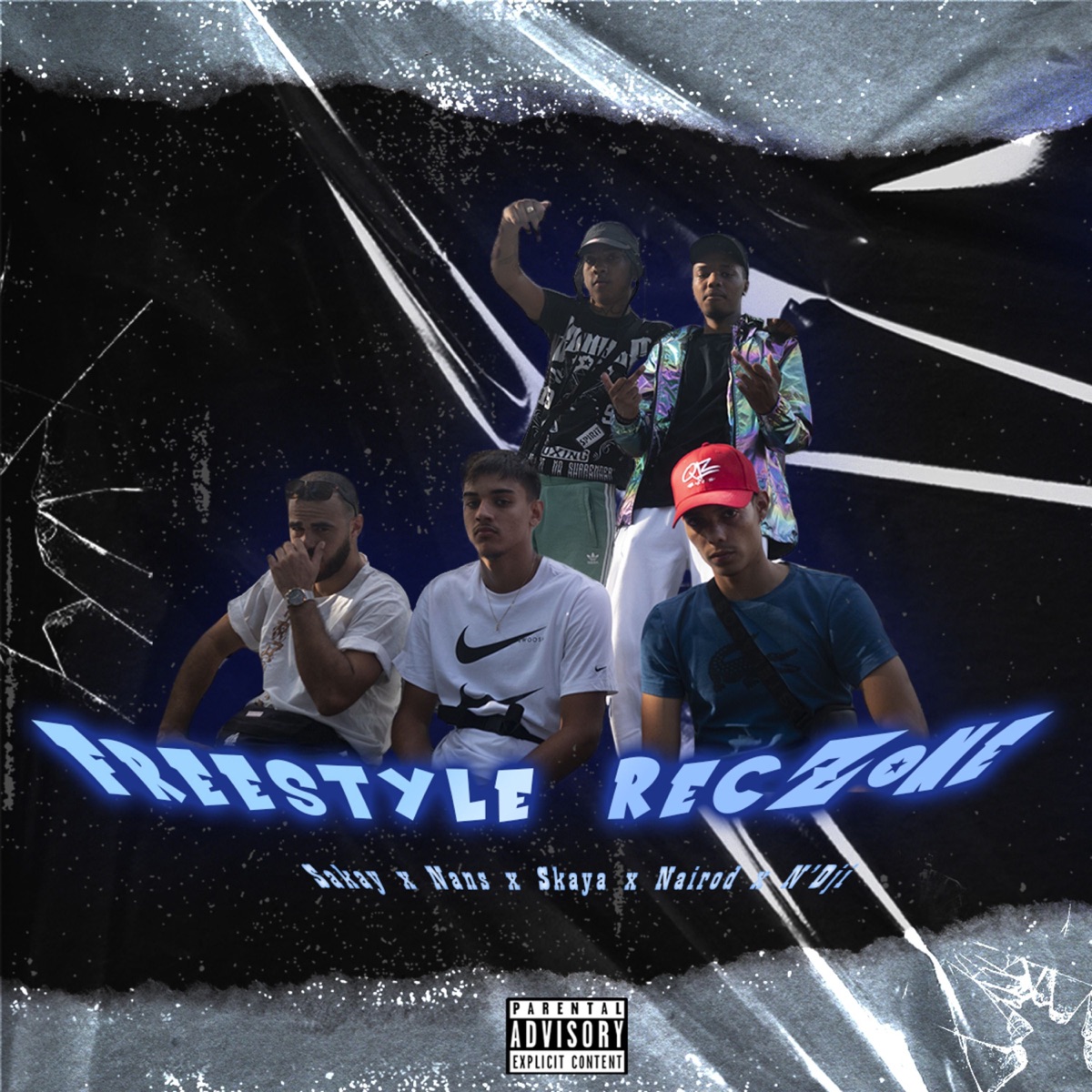 Freestyle Reczone - Single by N'Dji, Nairod, S.Kaya, nans & Sakay album cover
