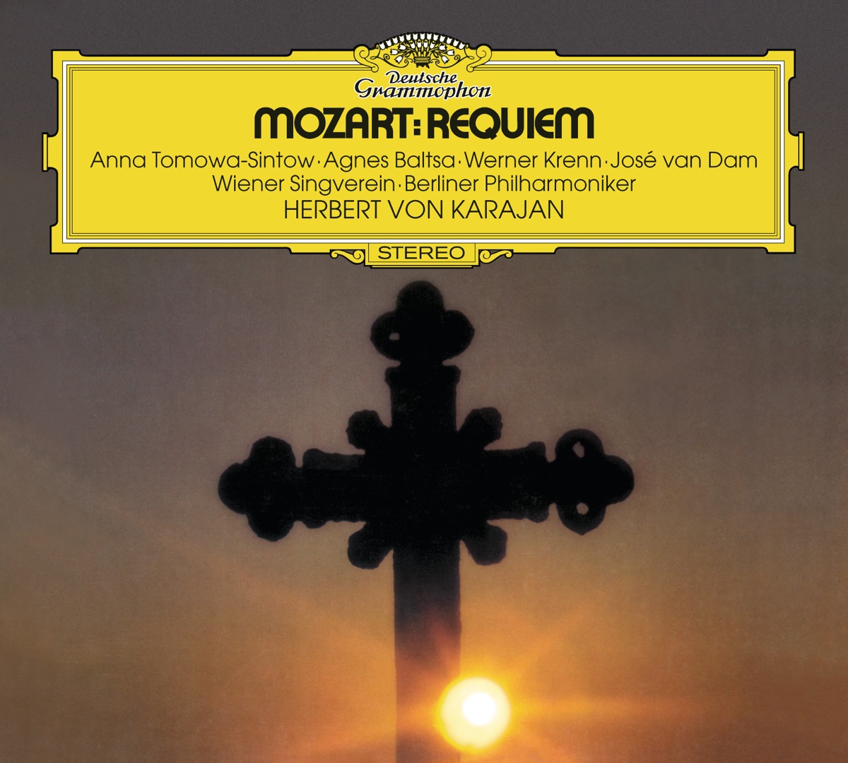 Mozart: Requiem, Coronation Mass by Agnes Baltsa, Berlin Philharmonic, Herbert von Karajan & Werner Krenn album cover