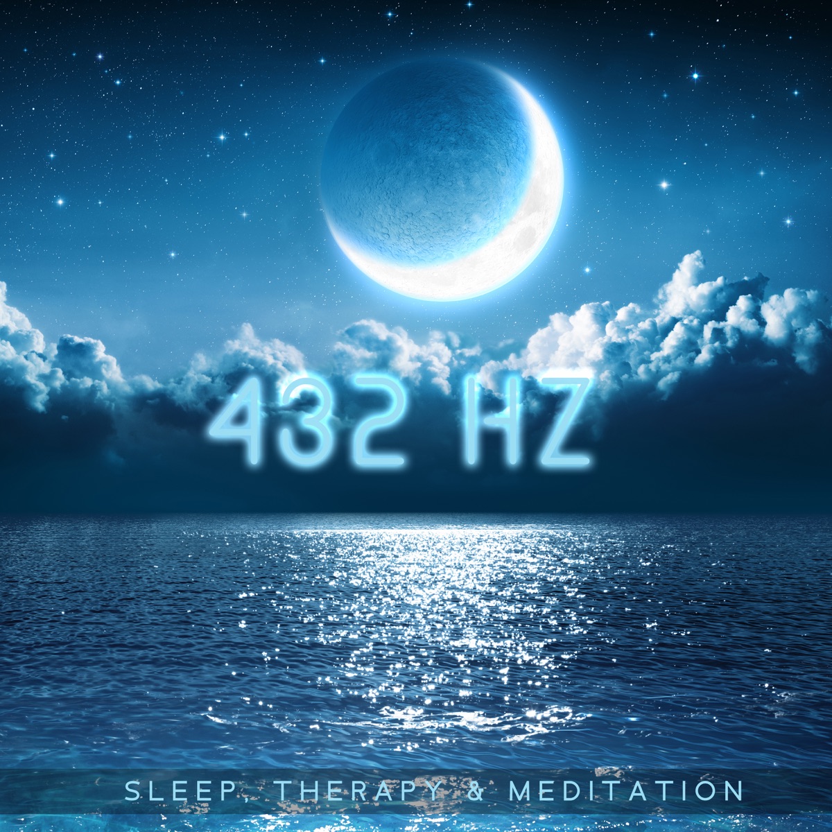 432 Hz: Sleep, Therapy & Meditation - Fight Against Anxiety, Stress & Negative Mental States by Chakra Healing Music Academy, Solfeggio Frequencies Tones & Brain Waves Therapy album cover