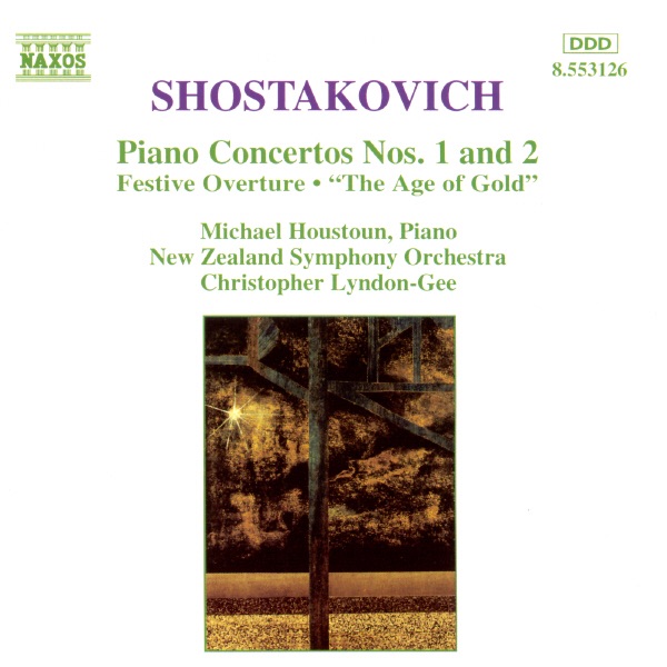 Shostakovich: Piano Concertos No. 1 and 2 by Christopher Lyndon-Gee, Michael Houstoun & New Zealand Symphony Orchestra album cover