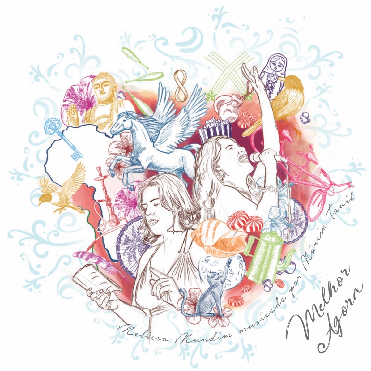 Melhor Agora by Márcia Tauil & Melissa Mundim album cover