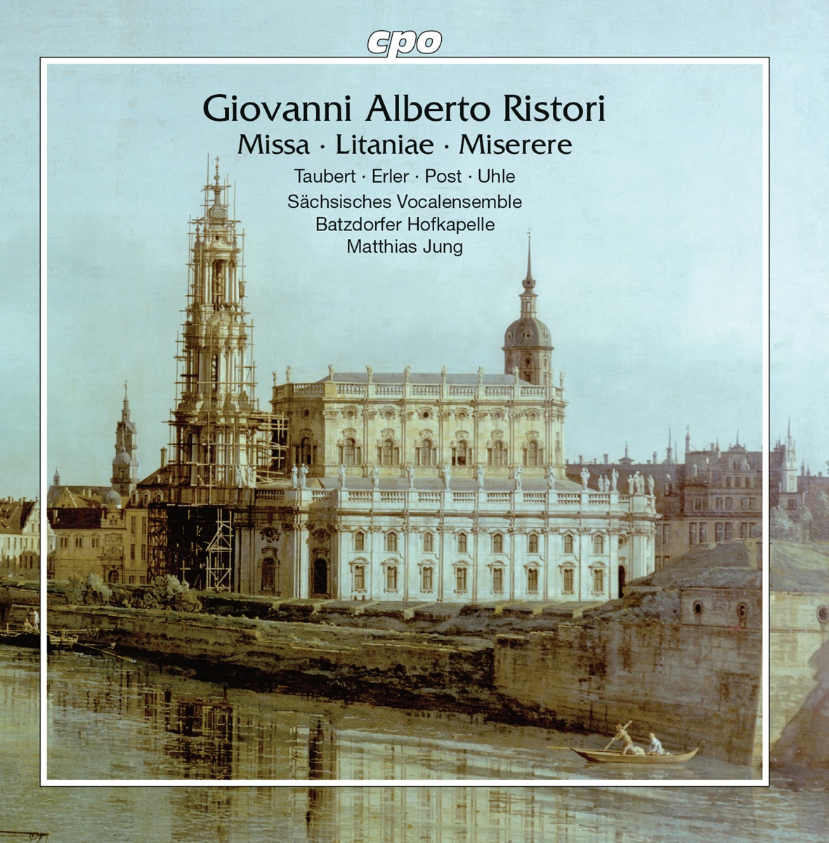 Ristori: Sacred Works by Saxon Vocal Ensemble, Batzdorfer Hofkapelle & Matthias Jung album cover