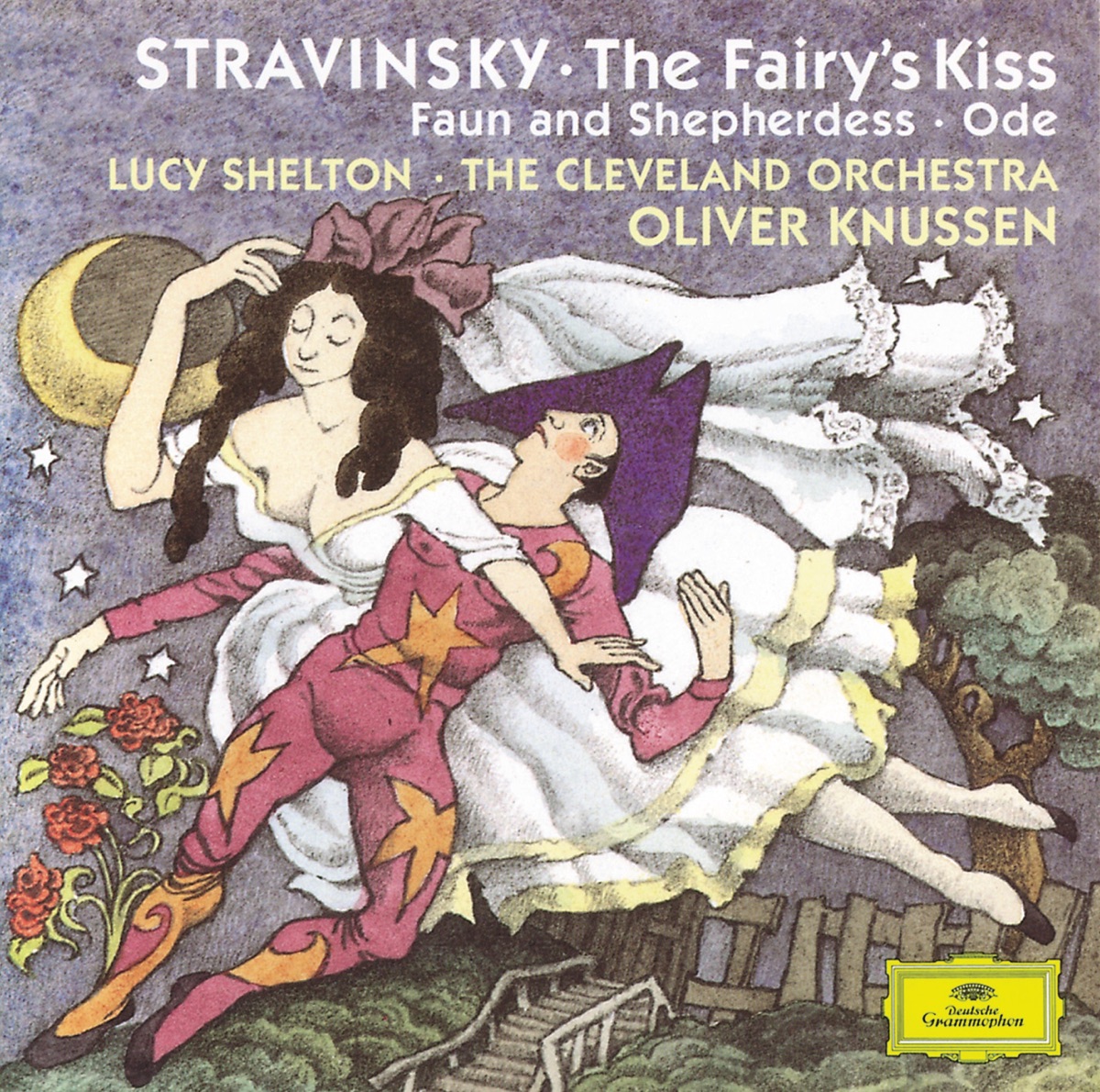 Stravinsky: The Fairy's Kiss, Faun and Shepherdess, Ode by Lucy Shelton, The Cleveland Orchestra & Oliver Knussen album cover
