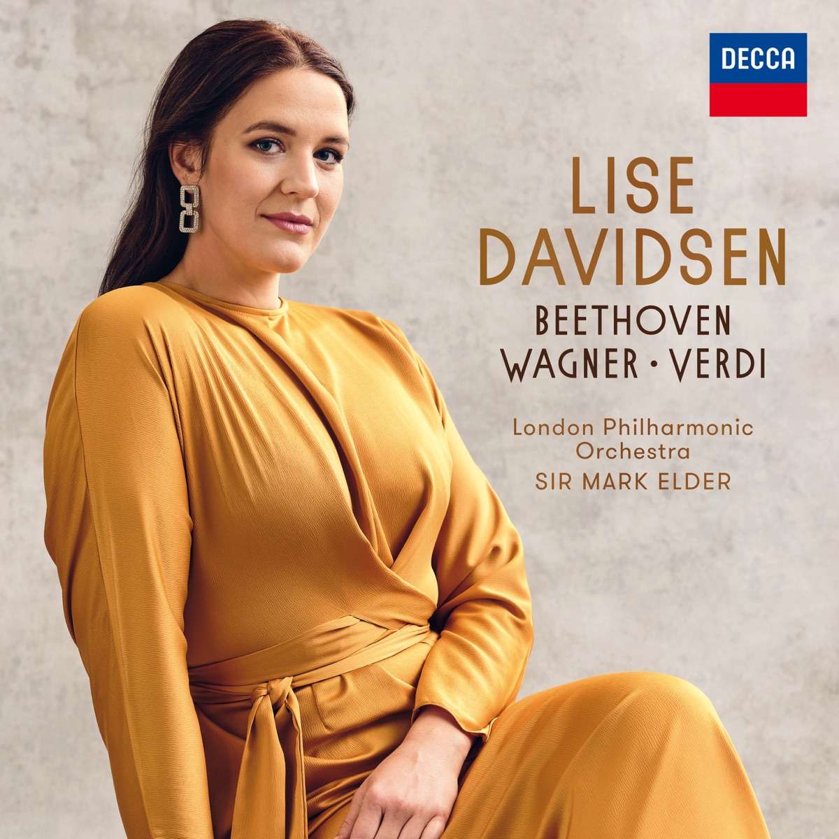 Beethoven - Wagner - Verdi by Lise Davidsen, London Philharmonic Orchestra & Sir Mark Elder album cover