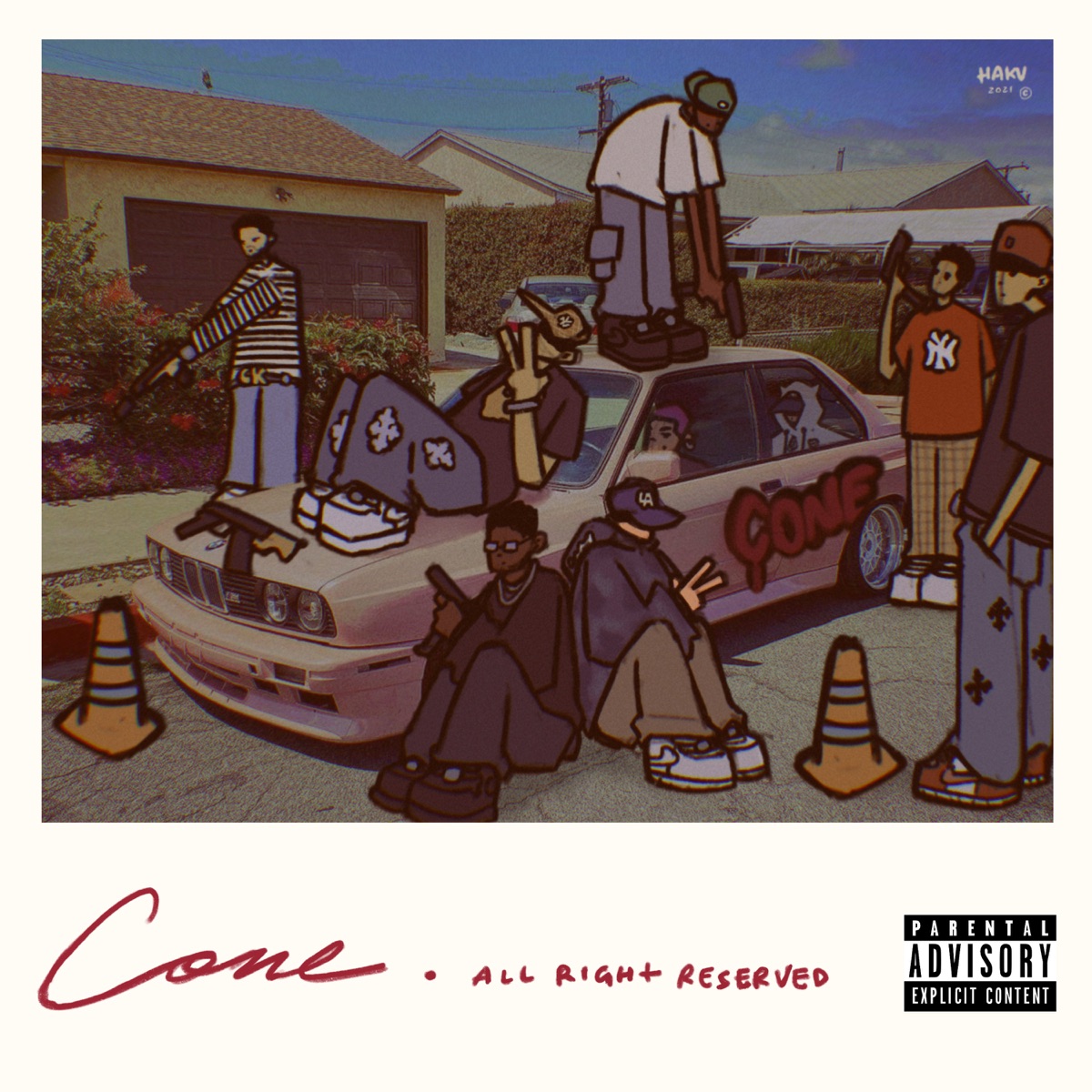 Cone (feat. Reid, PJ Houdini, Caio Luccas, Montecristo, Lil Chainz, FabIn & tharealjuggboy) - Single by ogtreasure album cover
