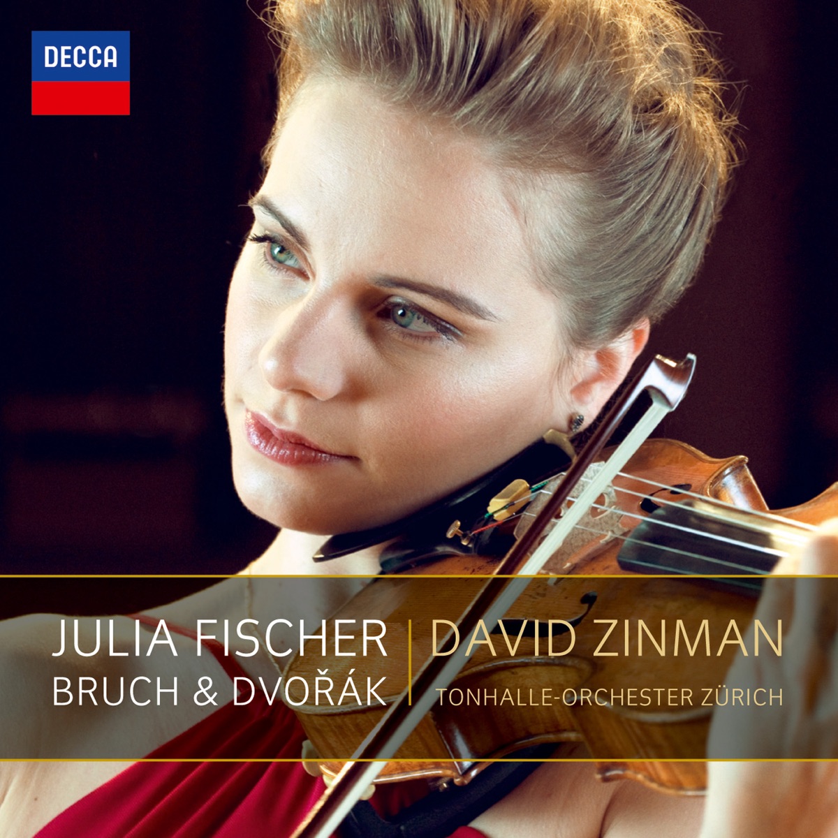 Bruch & Dvořák: Violin Concertos by Julia Fischer, David Zinman & Tonhalle-Orchester Zürich album cover