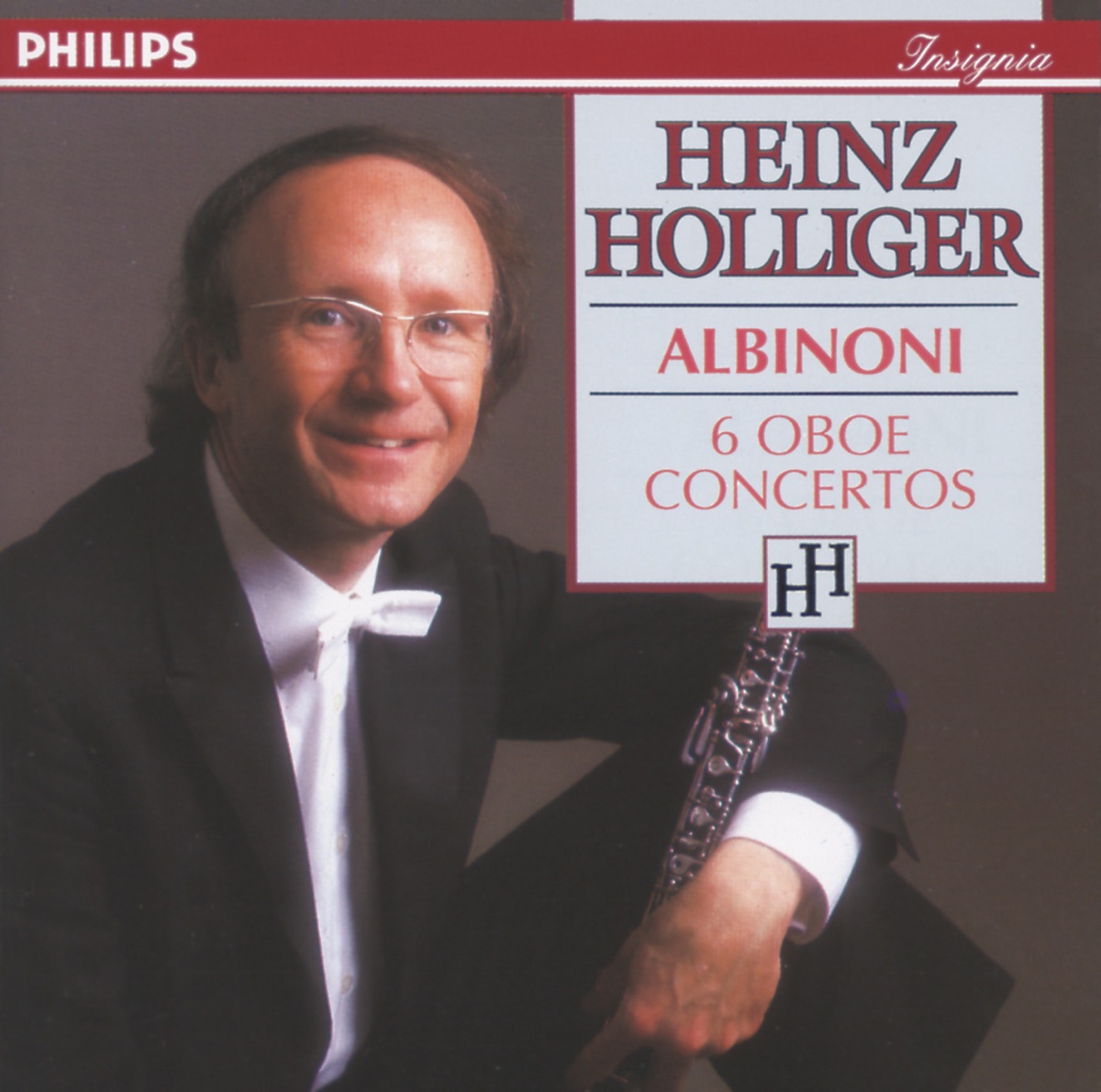 Albinoni: 6 Oboe Concertos by Heinz Holliger, I Musici & Maria Teresa Garatti album cover